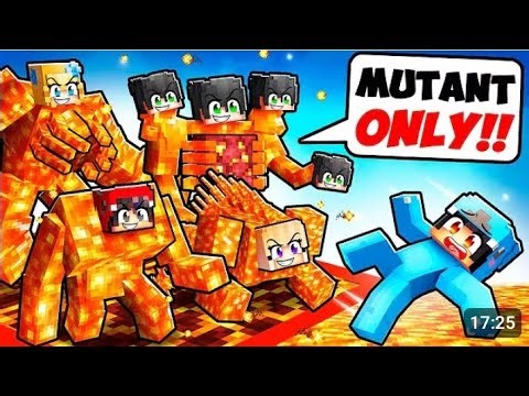 ONE LAVA CHUNK But We’re MUTANT MOBS 😱😳
