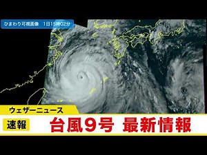 台風9号　最新情報