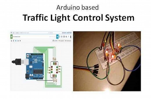 Automatic Traffic Light Controller using Arduino: Traffic light Control System project