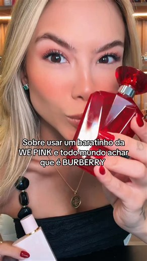 Marina de Alcantara on Instagram: "Scarlette da We Pink simplesmente é idêntico a perfume importado!!! #scarlettewepink #perfumes #mariperfumetok #wepink"