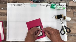 1.3K views · 36 reactions | Learn how to make this easy WINDOW CARD using the Layering Square Framelits | Stampin' With Jackie / Klompen Stampers | Facebook