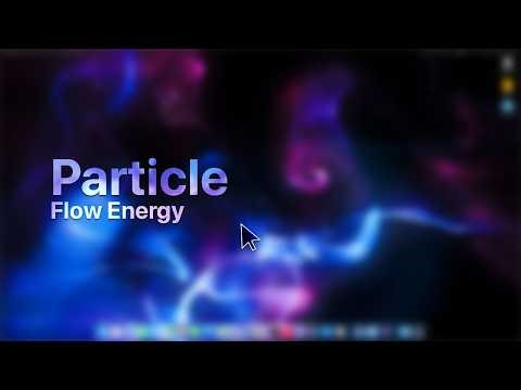 Particle Flow Energy | Blue & Magenta Tech Ambient Loop ♬ #DesktopScreen