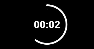 Special Clock 5 Second countdown animation Timer Countdown. Countdown 5 Second. Five Second countdown minimal and modern animation. 4K UHD