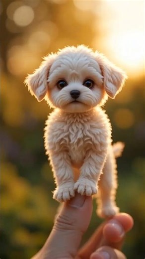 🐾 Tiny Maltipoo Puppy Being the Cutest Ever 💖 (Heart-Melting Cuteness!) #ai #shorts