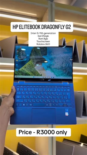The HP Elite Dragonfly G2 is a premium, ultra-lightweight 13.3-inch 2-in-1 convertible business laptop weighing under 1 kg (2.2 lbs). It features a durable magnesium chassis, 11th Gen Intel Core processors, and optional 5G connectivity. It is designed for mobility, offering strong battery life and secure features like HP Sure View. #sama28 #fyppppppppppppppppppppppp #fyp #makemeviral #laptop
