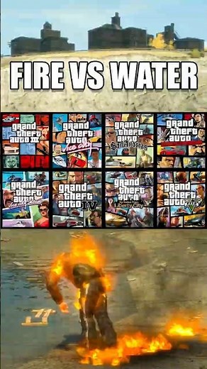 Fire vs Water in GTA Games – Will You Survive? 😱