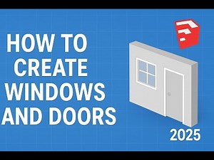 How to Create Windows & Doors in SketchUp (Step-by-Step for Beginners!)