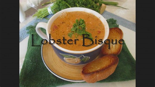Lobster Bisque with Langostino Lobster Tails