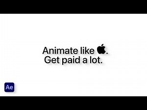 Clean Text Animations (Apple Style) // After Effects Tutorial