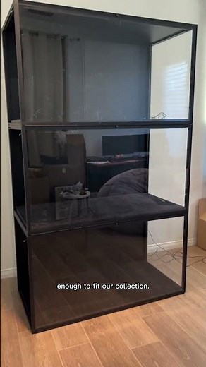 Building my new display case for my figure collection! #displaycase #figurecollector #moducase