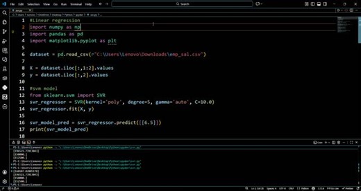 🤖 SVR, KNN & Other Regression Techniques — Practical ImplementationRecently implemented different regression models such as SVR (Support Vector Regression), KNN Regression, Decision Tree, and… | Hari Prasad Bathala
