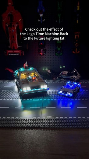 Check out the upgraded LEGO Back to the Future Time Machine，do you like it? #lego #brickbling