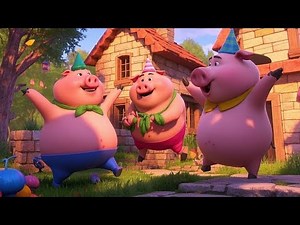 Three Little Pigs song for kids | nursery rhymes