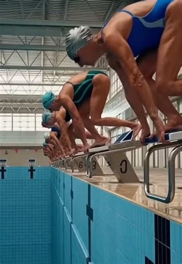 Grandma's Daring Dive into an Empty Pool