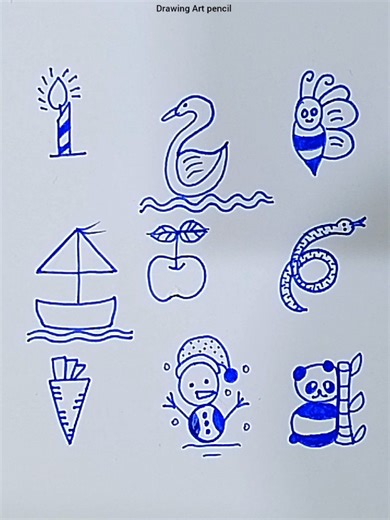 Drawing with numbers 😍 1to9 #numbers #easyart #drawingartpencil #fyp #viralvideo