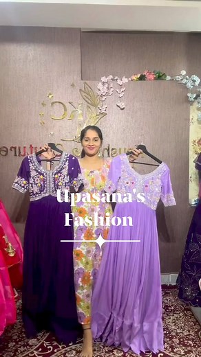 5.9K views · 74 reactions | New Colour Launch Fabric- Premium French Crep Silk♥️ Size -36,38,40,42,44,45 Booking No 7003128970 You can now book both colours ❤️ #fashion #partywear #Gownwithdupatta #trendingreels #facebookreelsvideo #reelsfb #FacebookMarketing #reelkarofeelkaro #viral #trendingfashion #upasanasfashion | Upasana's Fashion | Facebook