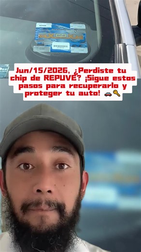 ¿Perdiste tu chip de REPUVE? ¡Sigue estos pasos para recuperarlo y proteger tu auto! 🚗🔑 #repuve #lacasadelasplacas #seguridadvial #automovilismo #viral #chipderepuve