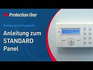 Anleitung STANDARD Panel | Protection One