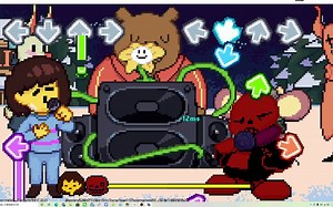 【超难】FNF版突然转变通关！！！