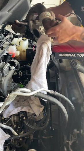 2023 Duramax EGR Removal. Getting Rid Of The EGR On The Denali. #gmc #mechanic #automobile #fyp