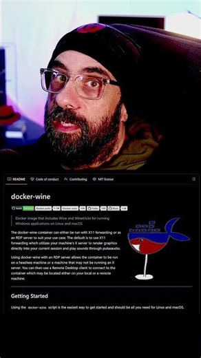 docker-wine Docker image with Wine and Winetricks running Windows applications on Linux and macOS