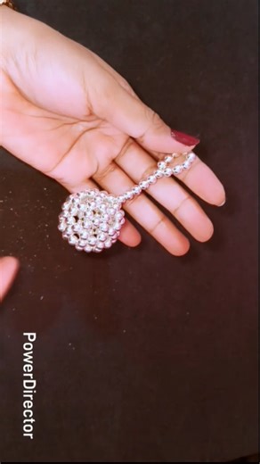 beaded christmas ornament/ beaded ball/ motyacha ball #pankhbeadsart #shorts #christmasdecoration