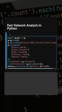 Fast Network Analysis in Python