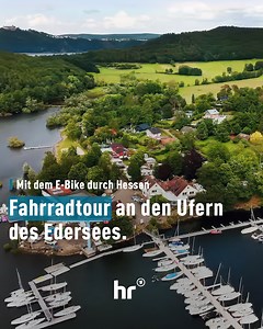 8.3K views · 56 reactions | Erlebt die Edersee-Runde! ‍♂️ Die 52 km lange, mittelschwere Tour mit 400 Höhenmetern führt in 4 Stunden durch Herzhausen, Waldeck, Hemfurth und Rehbach. #hessenschau | Hessischer Rundfunk | Facebook