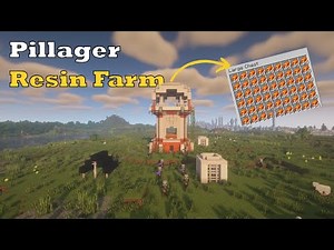 I Converted a Pillager Outpost into a Resin Farm!