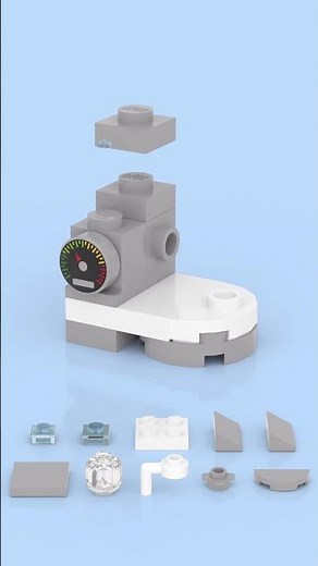 LEGO Micro Coffee Machine ☕🧱 So Small… Yet So Brew-tiful! 😍⚙️ #lego