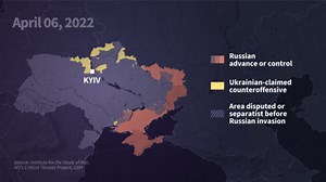 Animated map : timeline of Russian invasion of Ukraine