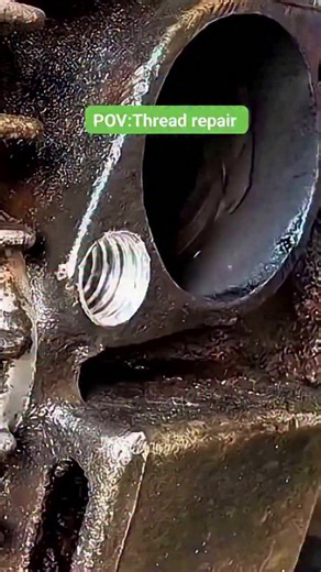 Agus Yayah Said on Instagram: "Thread repair using inserts and adhesive for strong, durable fastening 👨‍🔧 #fblifestyle #threadrepair #inserts #mechanic #tips #trick #BMW #global"