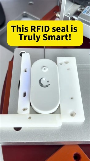 Asset tracking:RFID circular reusable seal tags. #rfid #smartlogistics #assetmanagement #smarttag