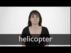 How to pronounce HELICOPTER in British English