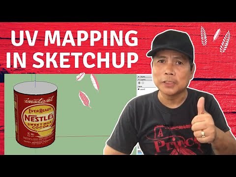 How To Apply UV Mapping In Sketchup By Using SketchUV Plugin