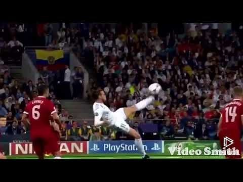 CL決勝 レアルvsリヴァプール ベイルのオーバーヘッド得点シーン