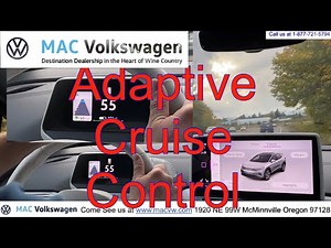 How to use adaptive cruise control and other safety features on 2021 Volkswagen ID4
