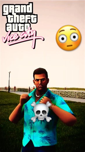 GTA Vice City Turns Into a Horror Game 😳 (Fog Cheat Code) pt 37 #shorts #viral #gta #gtavicecity