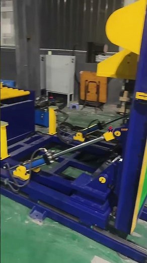 Automated Steel Coil Packaging Line Overview | High-Speed Taking-up & Wrapping & Strapping