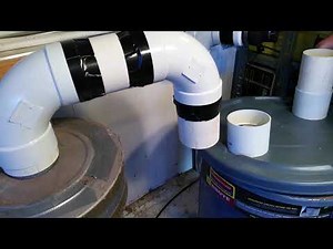 📐 Non Thien Dust Separator using a Plastic Garbage Can - Pt. 2 of 2 📐dust sep1 1