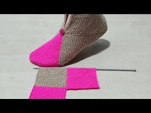 Super easy woolen boot socks
