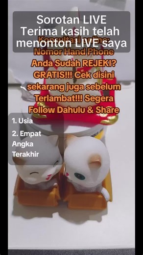 Terima kasih atas semua Hadiah dan apresiasinya. Kalian semua sangat berarti bagi saya. #tiktoklive #livehighlights