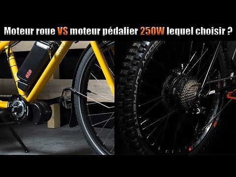 Comparatif moteurs 250W OZO. Comment choisir entre un moteur roue ou un moteur pédalier ?