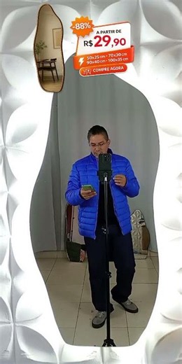 Espelho direto da fábrica na disponível na descrição do vídeo descrição
