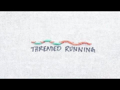 How to do a Threaded Running Stitch