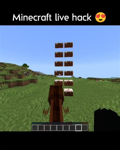 minecraft cake Live hack 😁 #minecraft #shorts #GamerSIDD