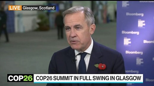 WATCH: Carney discuses support for climate change issues within the global financial system and the work of Glasgow Financial Alliance for Net Zero.