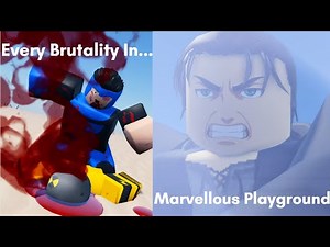 Every Brutality In Marvellous Playground Part 1 | Roblox Marvellous Playground
