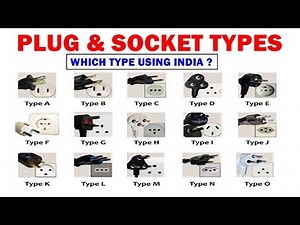 Types Of Plugs And Sockets | Which Type Using India ? | Explained In Tamil