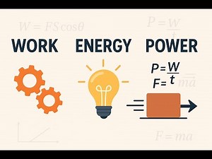 Work, Energy and Power | Class 11 Physics NCERT | Easy Explanation with Examples